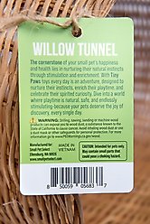 Small Pet Select Tiny Paws Small Pet Willow Tunnel, Brown slide 2 of 4