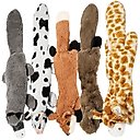Nocciola Jungle Series Crinkle Squeaky Stuffing-Free Dog Plush Toy Variety Pack, 5 count