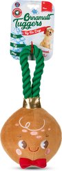 Bow-Wow Pet Christmas Gingerbread Ornament Rope Plush Dog Toy