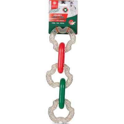 American Kennel Club American Kennel Club Christmas Sport Vanilla Scented Holiday Chain Dog Toy
