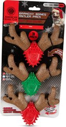 American Kennel Club Training Bacon Scented Antler Dog Chew Toy, 3 count