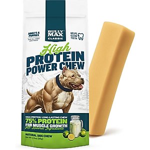 Bully Max High-Protein Power Dog Chew, 3.5-oz pouch