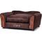 Show in main carousel: Moots Personalized VIP Microsuede Oak Couch Dog Bed with Removable Cover, Chocolate, Medium slide 2 of 7