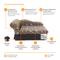 Show in main carousel: Moots Personalized Cleopatra Chaise Lounge Cat & Dog Bed with Removable Cover, Chocolate Brown, Medium slide 5 of 7
