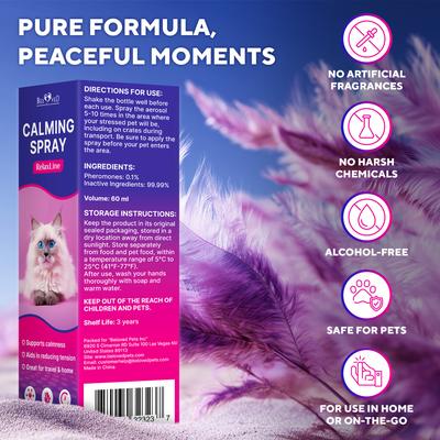 Show full view: Beloved Pets Calming Pheromone Spray & Scratch Repellent for Cats, 1.5-oz bottle slide 8 of 9