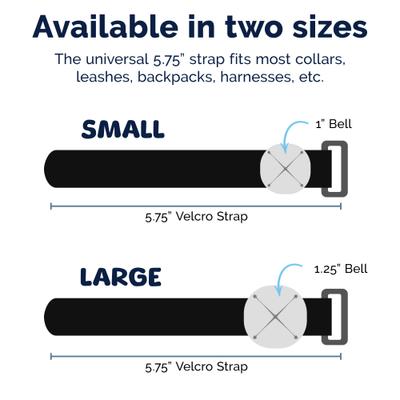 Show full view: Poochie-Pets TrailBlazin' Dog Collar Bear Bell, Black, Large slide 5 of 7