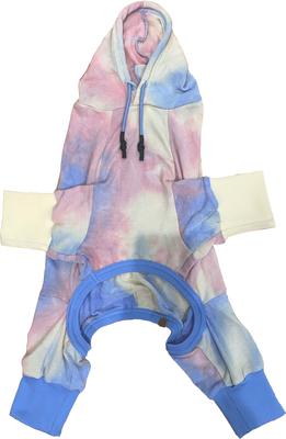 Show full view: Bespoke Paws Dale French Terry Tie-Dye Dog Onesie, X-Large slide 3 of 6