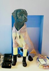 Bespoke Paws Dale French Terry Tie-Dye Dog Onesie, X-Large