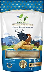 Pawfect Himalayan Cheese Puff Bars All Natural Grain-Free High-Protein Crunchy Dog Training Treat, 2.47-oz bag