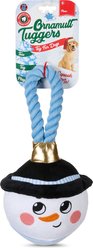 Bow-Wow Pet Christmas Snowman Ornament Rope Dog Tug Toy