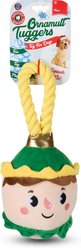 Bow-Wow Pet Christmas Elf Ornament Rope Plush Dog Chew Toy