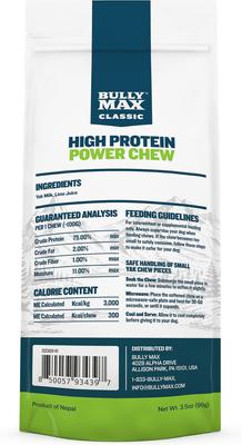 Show full view: Bully Max High-Protein Power Dog Chew, 3.5-oz pouch slide 3 of 10