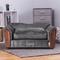 Show in main carousel: Moots Personalized VIP Microsuede Oak Couch Dog Bed with Removable Cover, Charcoal, Medium slide 1 of 7