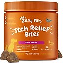 Zesty Paws Itch Relief Bites Chicken Flavored Soft Chews Immune Supplement for Dogs, 90 count