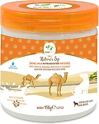 Pawfect Nature's Sip Camel Milk Powder with Papaya, Banana, Broccoli & Flaxseed Grain-Free Dog Food Topper & Liquid Treat, 5.29-oz jar