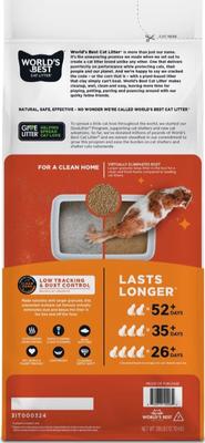 Show full view: World's Best Low Tracking & Dust Control Multiple Cat Litter, 28-lb slide 3 of 11