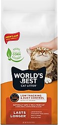 World's Best Low Tracking & Dust Control Multiple Cat Litter, 28-lb