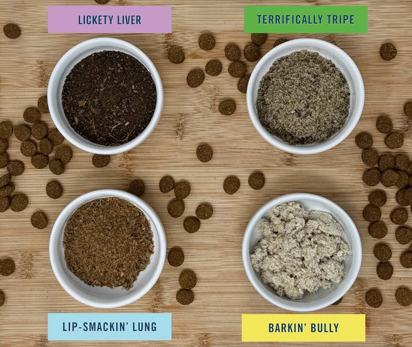 Honey I'm Home! Lip-Smackin' Lung Natural Water Buffalo Dog Meal Topper, 2.01-oz bag