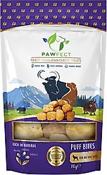 Pawfect Himalayan Cheese Puff Bites All Natural Grain-Free High-Protein Crunchy Dog Training Treat, 2.47-oz bag