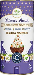 Pawfect Nature's Munch Freeze-Dried Functional Health & Digestion Cheese Dog Treat, 2.65-oz canister