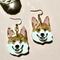 Show in main carousel: Not Picasso Corgi Earrings slide 1 of 7