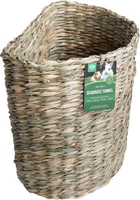 Show full view: Small Pet Select Tiny Paws Small Pet Seagrass Tunnel, Brown slide 2 of 5