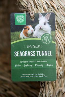 Show full view: Small Pet Select Tiny Paws Small Pet Seagrass Tunnel, Brown slide 3 of 5