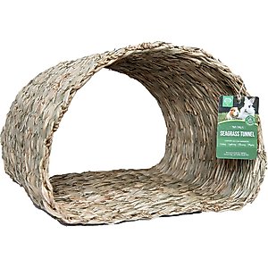 Small Pet Select Tiny Paws Small Pet Seagrass Tunnel, Brown