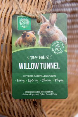 Show full view: Small Pet Select Tiny Paws Small Pet Willow Tunnel, Brown slide 3 of 5