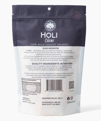 Show full view: HOLI Wild Caught Salmon Skin Grain-Free Dog Dental Chew Treats, 4.5-oz bag slide 7 of 7
