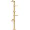 Show in main carousel: FUKUMARU 81-in Jute Rope 5-Tier Cat Tree with Scratching Posts, Brown slide 9 of 11