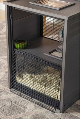 Show full view: New Age Pet ECOFLEX Cozy Critter Small Pet Villa, Grey slide 8 of 11
