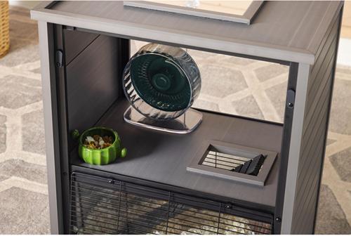 Show full view: New Age Pet ECOFLEX Cozy Critter Small Pet Villa, Grey slide 7 of 11