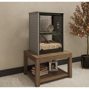 New Age Pet ECOFLEX Cozy Critter Small Pet Villa, Grey