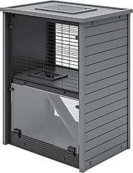 New Age Pet ECOFLEX Cozy Critter Small Pet Villa, Grey