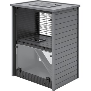 New Age Pet ECOFLEX Cozy Critter Small Pet Villa, Grey