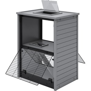 New Age Pet ECOFLEX Cozy Critter Small Pet Villa, Grey