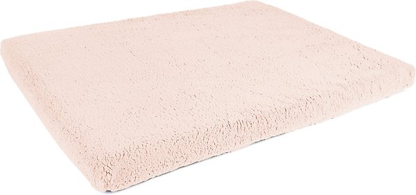 Show full view: Sherry Kline Pet Collection Sherpa Reversible Dog Crate Mat, Powder Pink, Medium slide 1 of 4