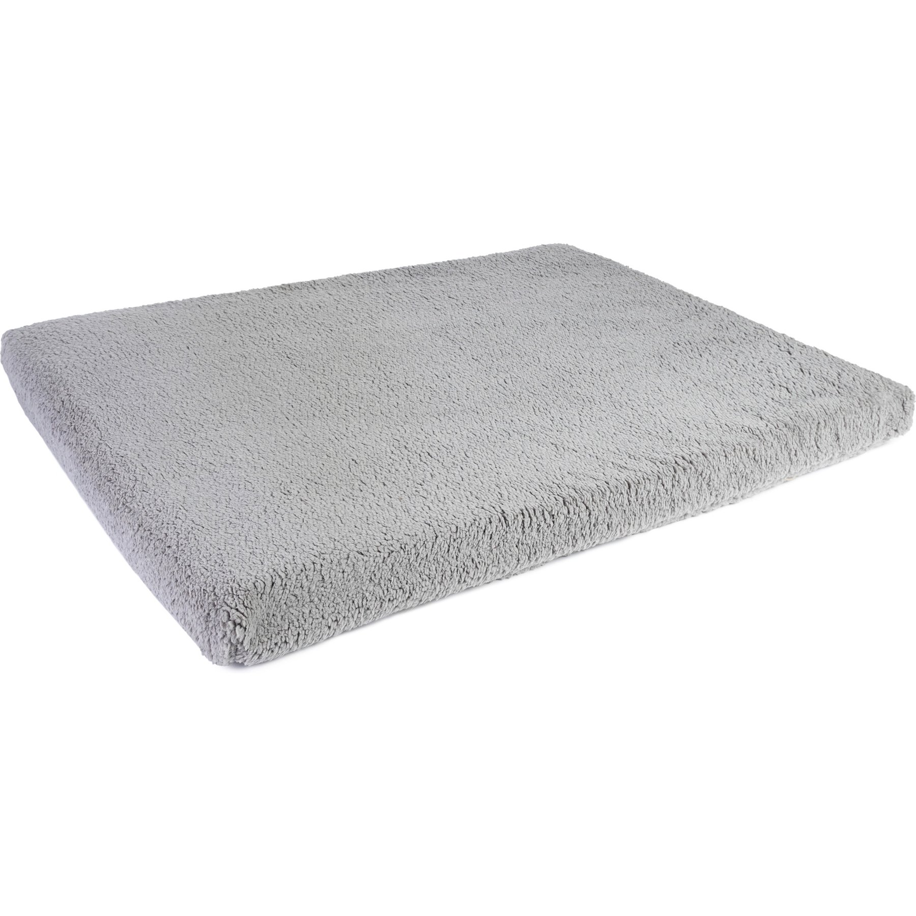Sherry Kline Pet Collection Sherpa Reversible Dog Crate Mat, Grey, Medium