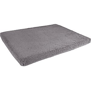 Sherry Kline Pet Collection Sherpa Reversible Dog Crate Mat, Dark Grey, Medium