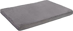 Sherry Kline Pet Collection Faux Fur Reverse To Velvet Dog Crate Mat, Dark Grey, 28 x 42 x 3-in