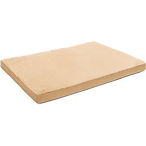 Sherry Kline Pet Collection Faux Fur Reverse To Velvet Dog Crate Mat, Caramel Gold, 28 x 42 x 3-in