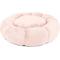 Show in main carousel: Sherry Kline Pet Collection Daisy Round Bolster Dog Bed, Powder Pink, 27-in slide 1 of 4