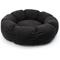 Show in main carousel: Sherry Kline Pet Collection Boucle Round Donut Bolster Dog Bed, 21-in, Black slide 4 of 4