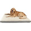 Show in main carousel: Sherry Kline Pet Collection Sherpa Reverse To Velvet Dog Crate Mat, Natural/Grey, Medium slide 1 of 3
