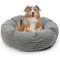 Show in main carousel: Sherry Kline Pet Collection Boucle Round Donut Bolster Dog Bed, 21-in, Grey slide 1 of 5