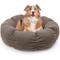 Show in main carousel: Sherry Kline Pet Collection Boucle Round Donut Dog Bed, Brown, 27 x 27 x 4-in slide 4 of 5