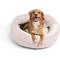 Show in main carousel: Sherry Kline Pet Collection Corduroy Hoodie Round Dog Bed, Powder Pink, 27 x 27 x 4-in slide 1 of 3