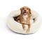 Show in main carousel: Sherry Kline Pet Collection Corduroy Hoodie Bolster Dog Bed, 21-in, Natural slide 1 of 4