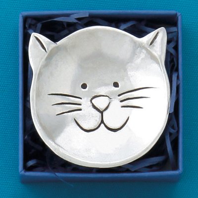 Basic Spirit Basic Spirit Cat Charm Bowl with Pawprint Design Box